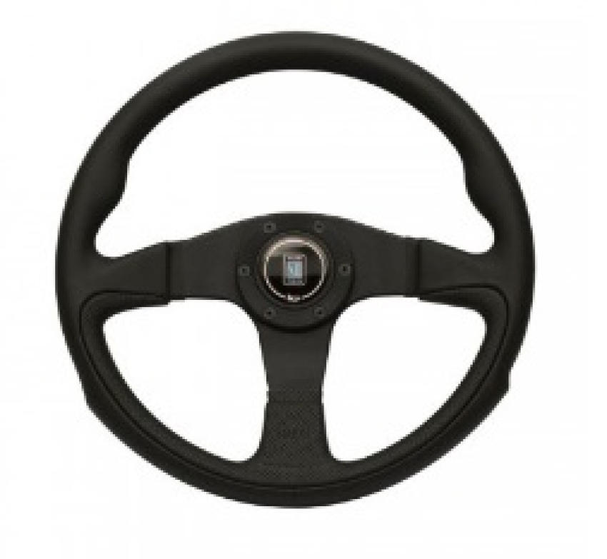 Black Leather Nardi Challenge Steering Wheel Cool Air VW